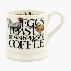 Emma Bridgewater Rise & Shine Eggs & Toast 1/2 Pint Mug