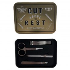 Gentlemen's Hardware Manicure Set In Tin
