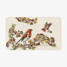 Emma Bridgewater Rosehip & Robin Medium Oblong Plate