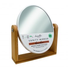 Danielle Creations Midi Oval Bamboo Vanity Mirror