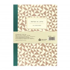 Alice Scott Set of 2 A5 Notebooks Palms&Geometric