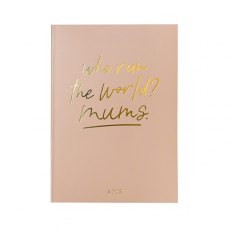Alice Scott A5 Notebook Who Runs The World?