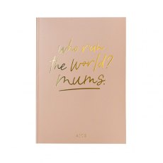 Alice Scott A5 Notebook Who Runs The World?