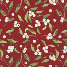 IHR Napkins Alber Red