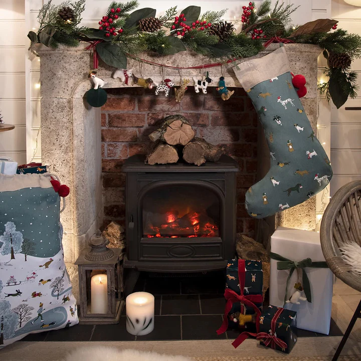Sophie Allport Christmas Dogs Christmas Stocking Sophie Allport Christmas Dogs Christmas Stocking
