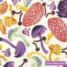 Emma Bridgewater Napkins Wild Mushrooms Cream