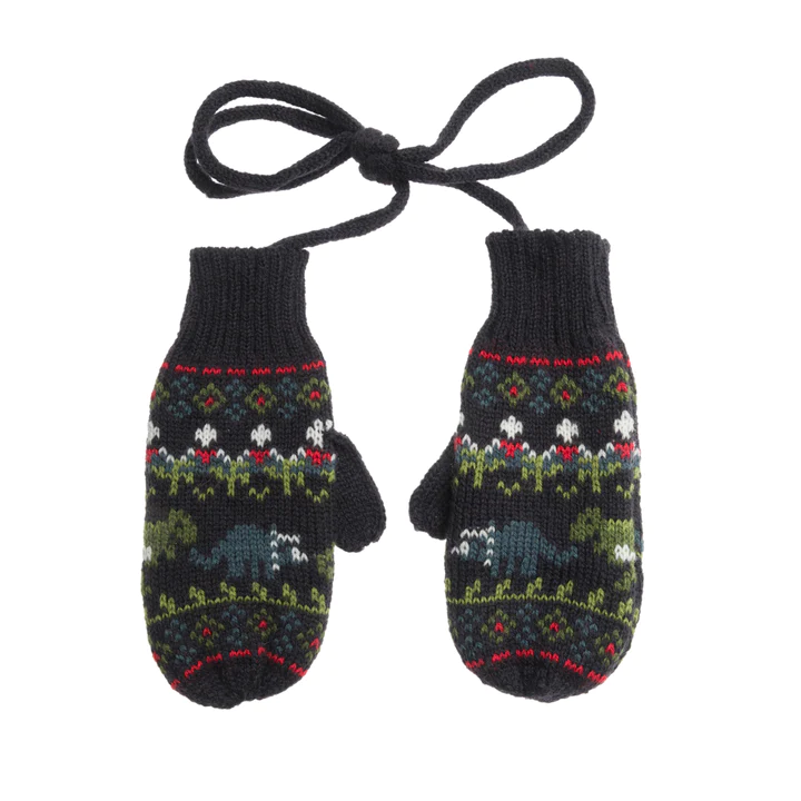 Sophie Allport Dinosaurs Children Knitted Mittens