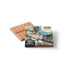 Coco Pzazz x Fox & Boo's Bird Caramel & Honeycomb White & Milk Chocolate Bar 80g