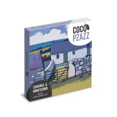 Coco Pzazz x Chris Neale Caramel & Honeycomb Milk Chocolate 80g