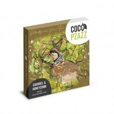 Coco Pzazz x Ed Stokes Partridge In A Pear Tree Caramel & Honeycomb 80g