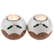 Langs Christmas Pudding Tealight Holder