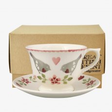 Emma Bridgewater Lovebirds Large Teacup & Saucer