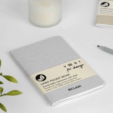 VENT for Change Reclaim A6 Pocket Notebook – White Cotton