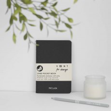 VENT for Change Reclaim A6 Pocket Notebook – Black Wool