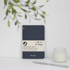 VENT for Change Reclaim A6 Pocket Notebook – Blue Wool