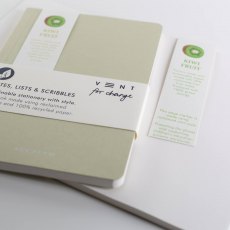 VENT for Change Recycled SUCSEED A6 Notebook – Kiwi Fruit