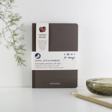 VENT for Change Recycled SUCSEED A5 Notebook – Coffee Beans