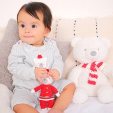 Albetta Christmas Polar Bear Crochet Babygro