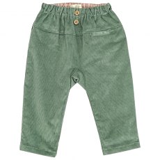 Albetta Forest Green Cord Pull Up Trousers 12-18months
