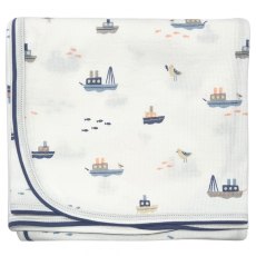 Albetta Nautical Print Blanket