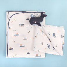 Albetta Nautical Print Blanket