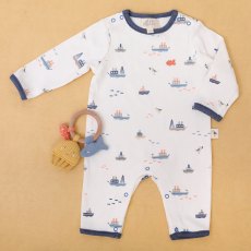 Albetta Nautical Print Babygro