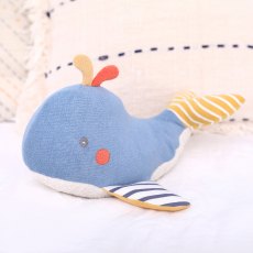 Albetta Towelling Wilbert Whale Soft Toy