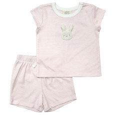 Albetta Boucle Applique Belinda Bunny Short Set 6-12months