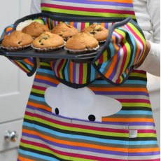 Herdy Peep Stripe Oven Glove