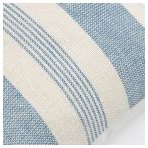 Simply Organic Stripe Cushion Blue