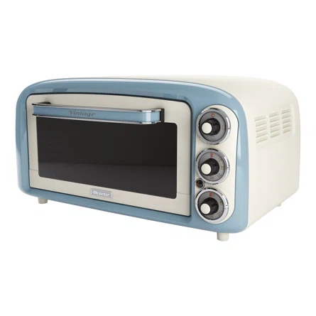 Vintage 18L Electric Mini Oven Blue