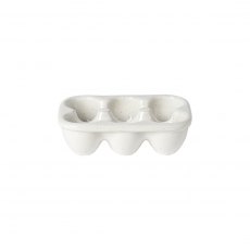 Fattoria White Egg Crate Holder 18cm