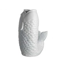Fish Vase White