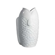 Fish Vase White