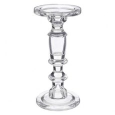 Glass Candle Holder Clear
