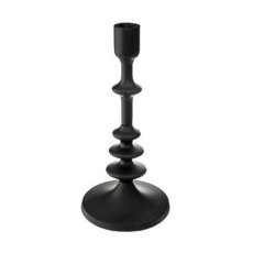 Metal Candle Holder Black