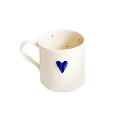 Shaker Blue Heart  Mug