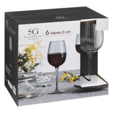 Wine Glasses S/6 Midnight