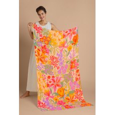 Powder Springtime Wildflowers Print Scarf