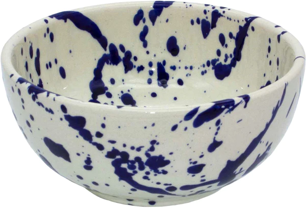 Ivanros Blue Splatter Small Deep Bowl