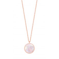 Tipperary Crystal Full Moon Pendant Rose Gold