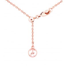 Tipperary Crystal Full Moon Pendant Rose Gold