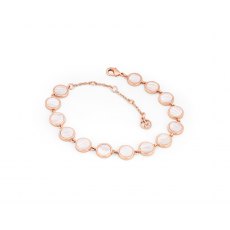 Tipperary Crystal Full Moon Bracelet Rose Gold