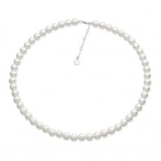 Tipperary Crystal Silver String Pearl Necklace