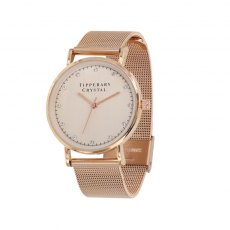 Tipperary Crystal Simone Rose Gold Watch