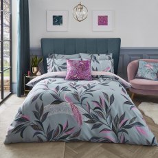 Sara Miller Ornamental Peacock Dusky Blue Bedding