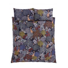 Sara Miller Giraffes Sanctuary Navy Bedding