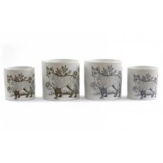 Forest Toile Planters Set of 2