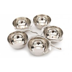 Silver Snack Bowl Set