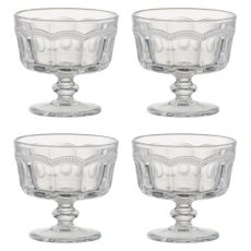 Artland Pearl Ridge Mini Trifle Bowls Set of 4